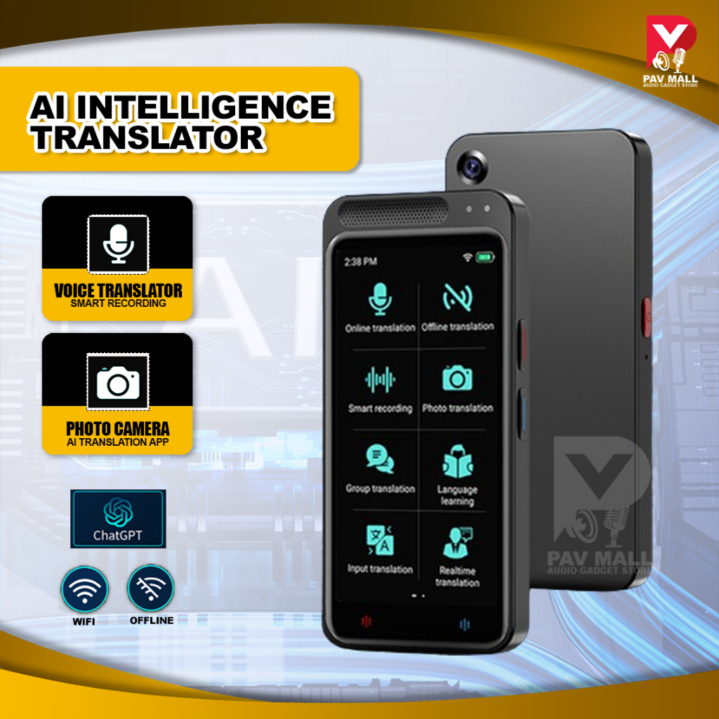 AI Translator Pen Voice Text Camera Translation Student Learning