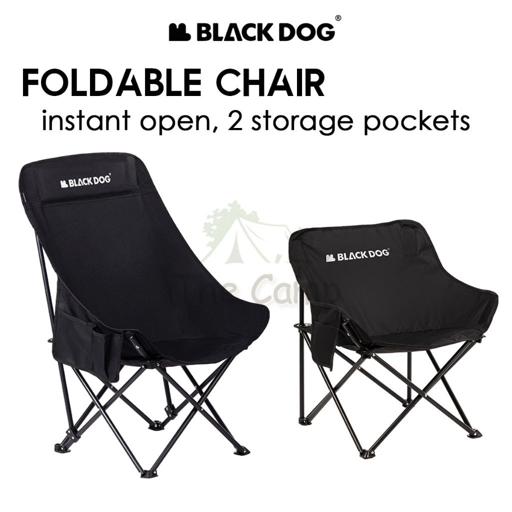 Blackdog Foldable Chair Camping Outdoor Foldable Folding Moon Chair ...