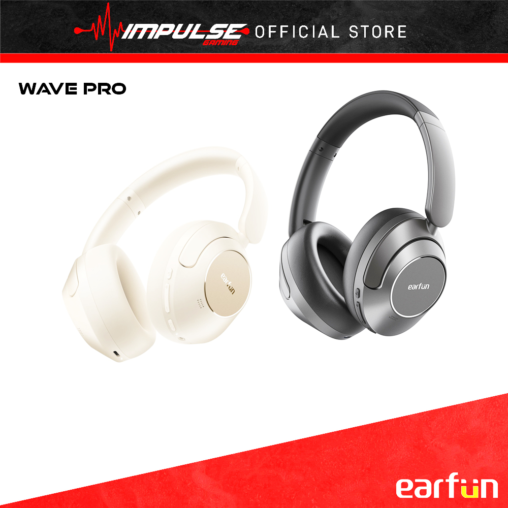 EarFun Wave Pro Wireless Bluetooth Headphones with LDAC Codec, High-Res ...