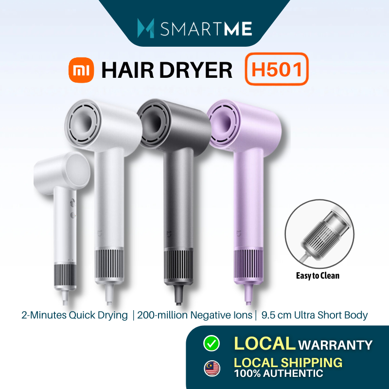 Xiaomi Mijia High Speed Ionic Hair Dryer H501 1600W 104000rpm | Shopee ...