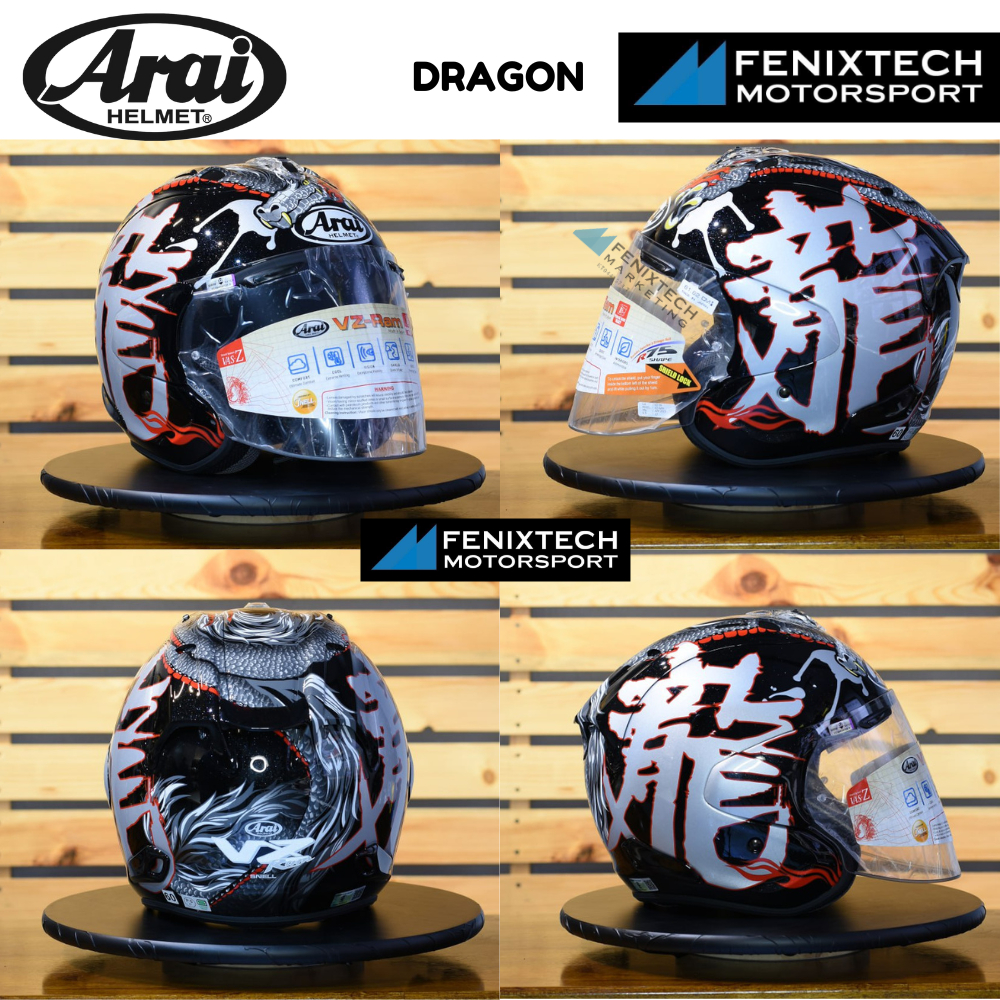 Arai Vz Ram Dragon Motorcycle Arai Dragon Open Face Arai Okada