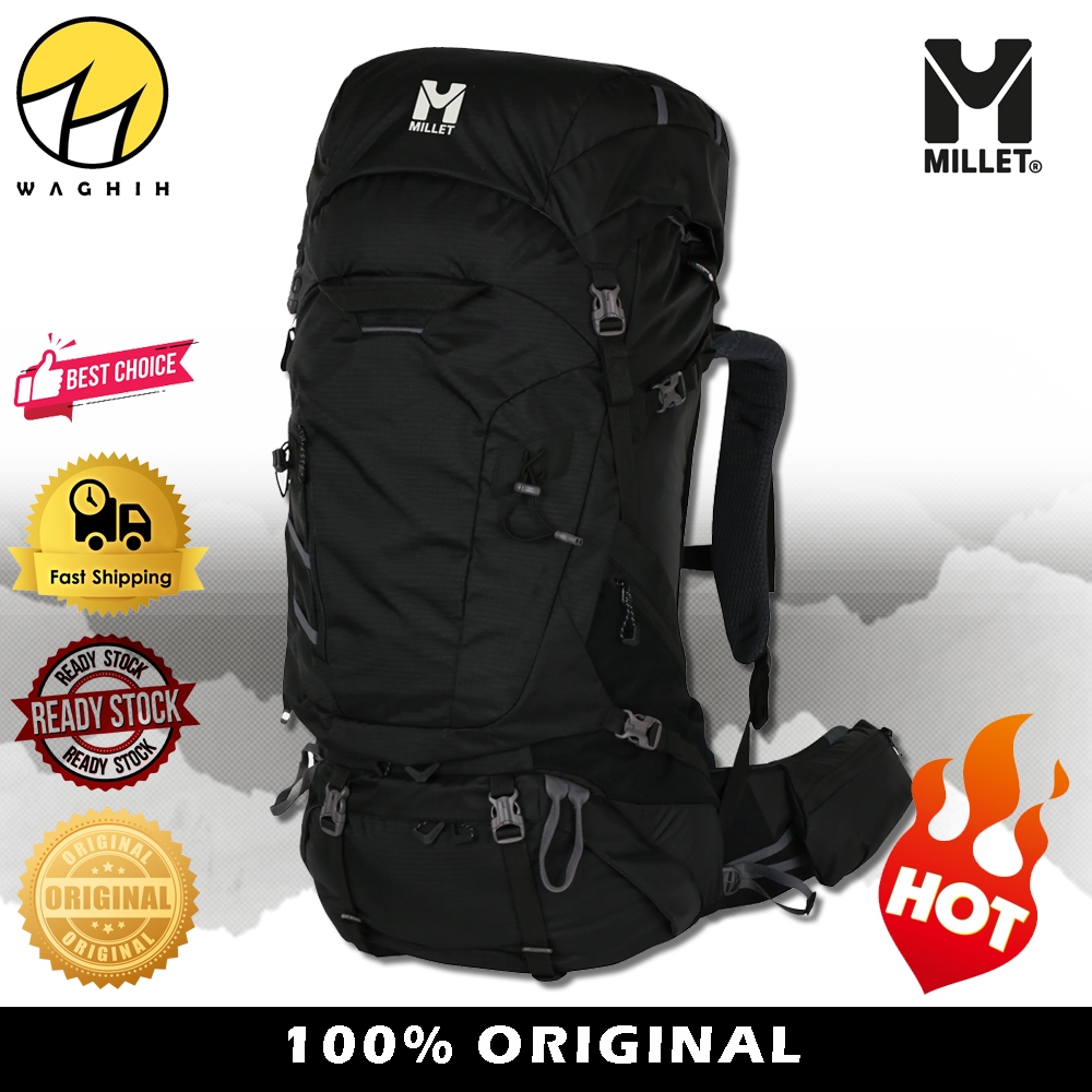 100 ORIGINAL MILLET HANANG 65 10 HIKING MOUNTAIN CAMPING BACKPACK Shopee Malaysia