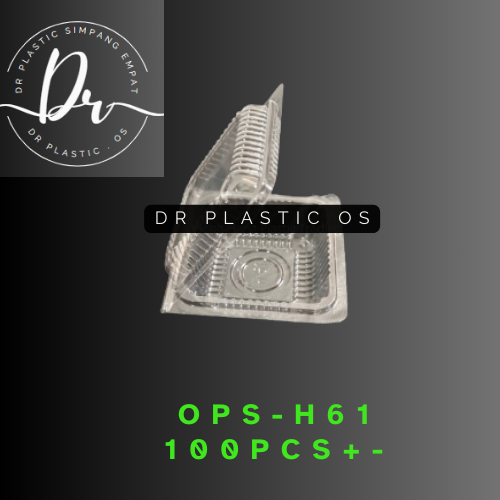 H61 BENXON OPS-H61 / DISPOSABLE CLEAR FOOD PLASTIC TRAY WITHOUT LOCK ...