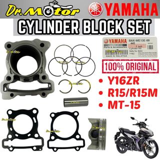 Y16ZR R15 MT15 R15M Y16 Cylinder Block Complete Set Blok Piston Ring ...