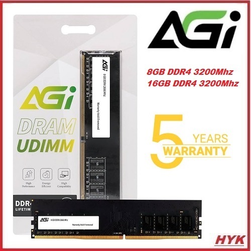 AGI SODIMM/UDIMM 8GB/16GB DDR4 3200MHz Desktop PC /Laptop RAM ...