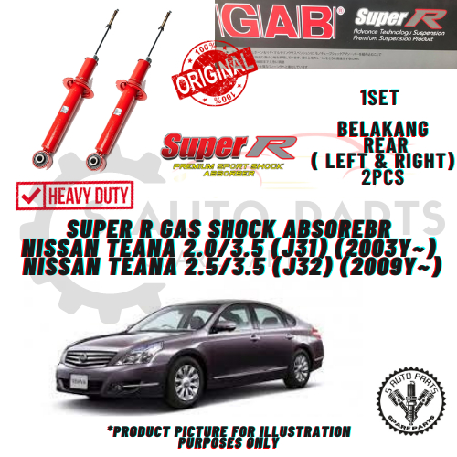 NISSAN TEANA (J31) / (J32) (REAR) GAB SUPER R SPORT HEAVY DUTY GAS ...