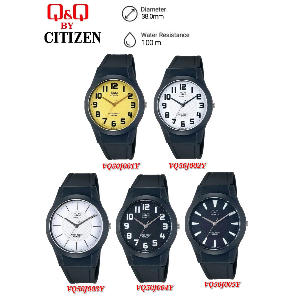 Q&Q Japan By Citizen Gents Analog Men's VQ50 | Shopee Malaysia