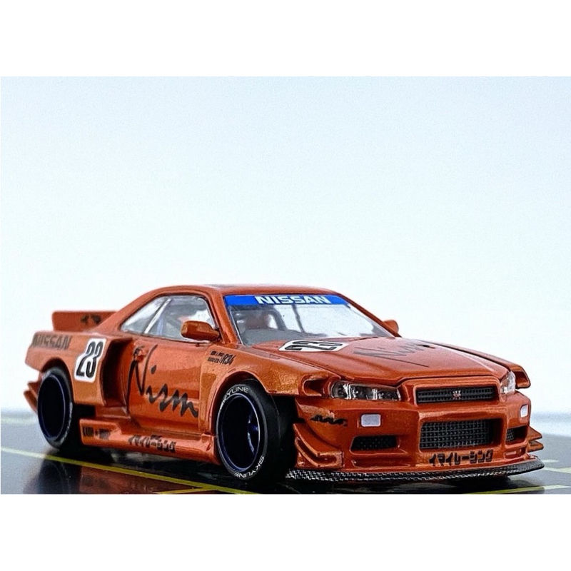 KAIDO HOUSE x MINI GT #125 Nissan Skyline GT-R R34 Katsura