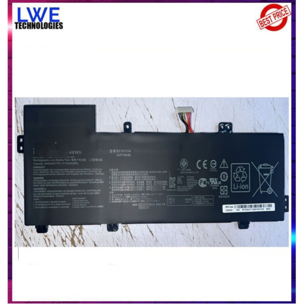 Notebook Battery voor Asus Zenbook UX510 UX510UW B31N1534 11.4V 4240mAh