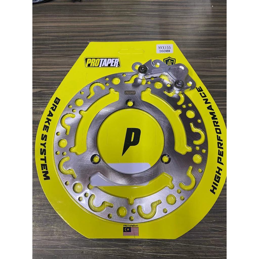 PROTAPER PDN-4 PDN 4 FRONT BRAKE DISC 260mm WITH BRACKET NVX155 V1/V2 ...