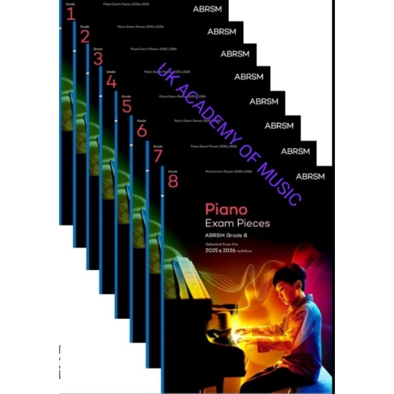 Piano Exam Pieces ABRSM 2025-2026 Grade 1-8 | Shopee Malaysia