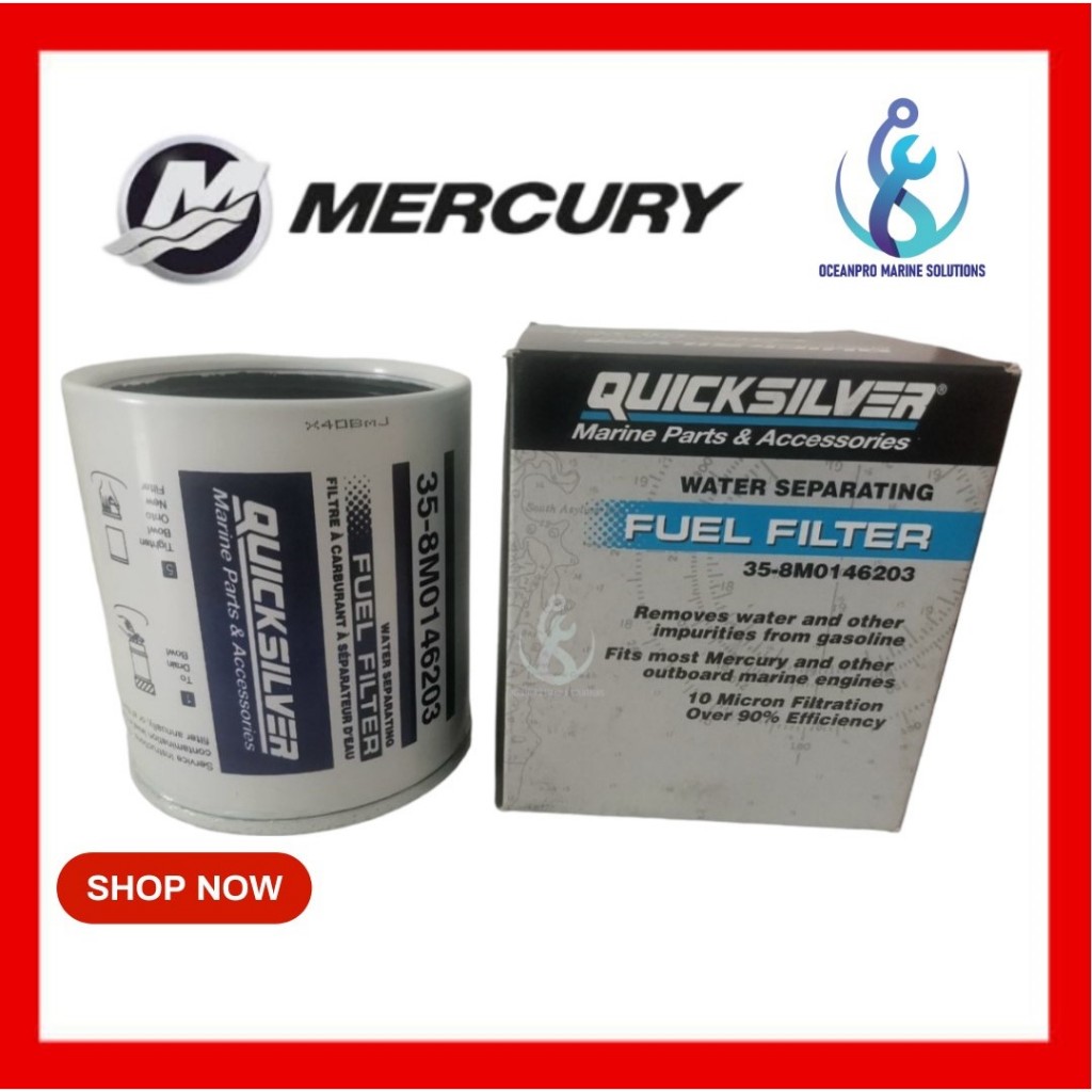 MERCURY OUTBOARD QUICKSILVER WATER SEPARATING FUEL FILTER Shopee Malaysia