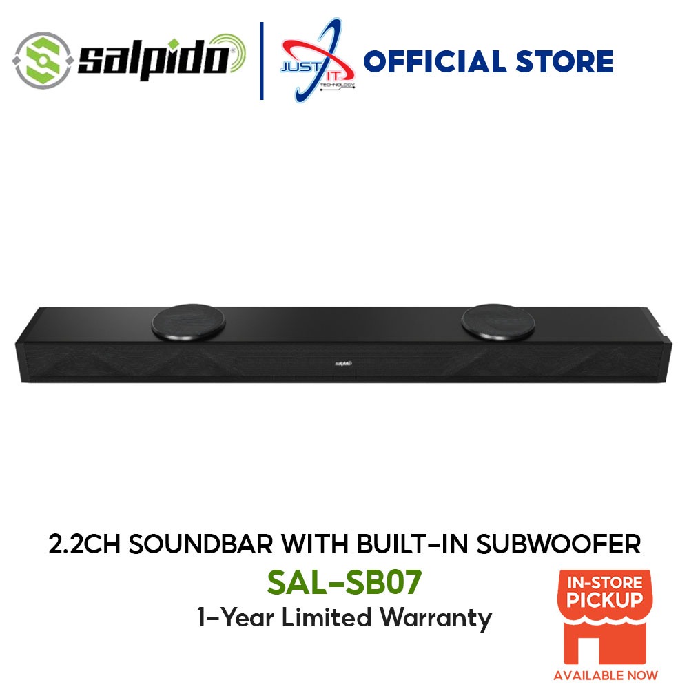 SALPIDO SAL-SB07 2.2CH SOUNDBAR WITH BUILT-IN SUBWOOFER | Shopee Malaysia