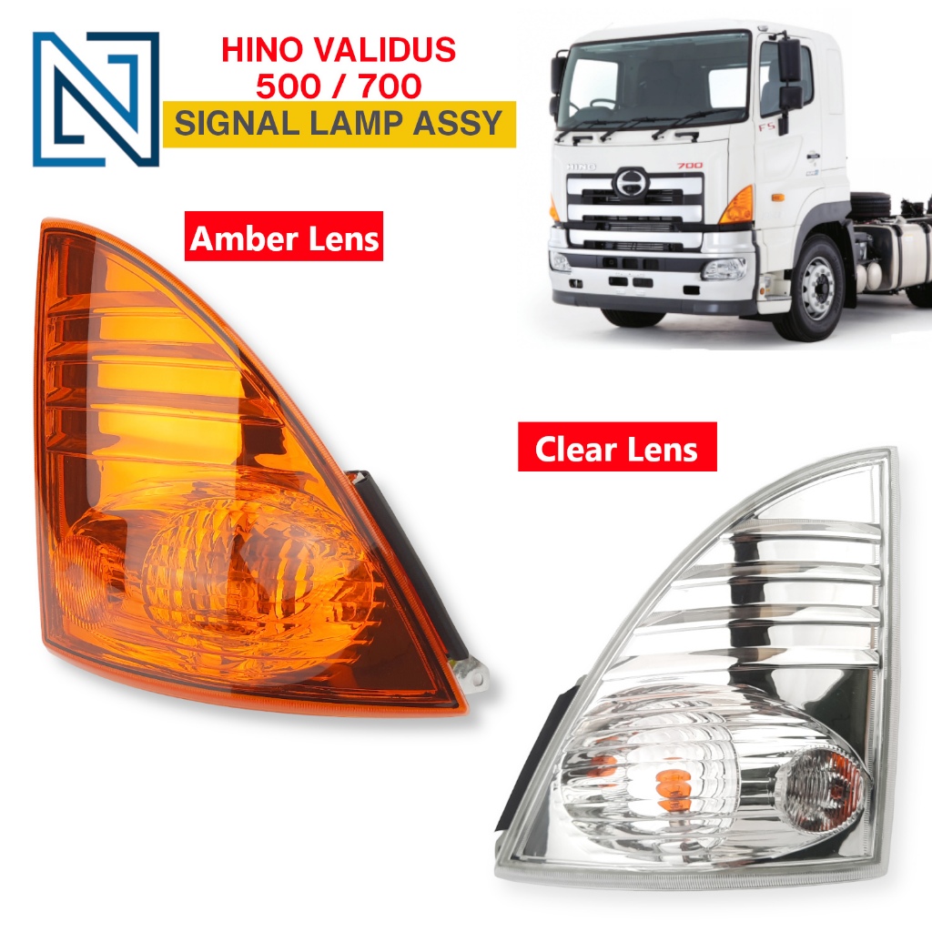 Driver Side Clear & Amber Turn Signal Corner Light For 1997 Ford F150 & F250 - OEM FO2520132 / 12817505 Replacement