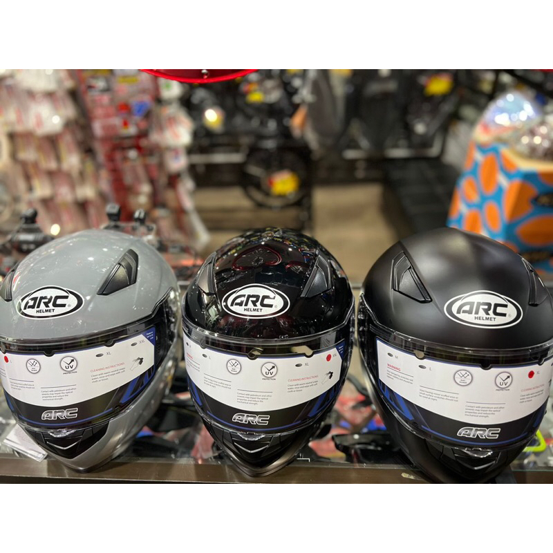 (READY STOCK) ORIGINAL HELMET ARC RAPTOR FULL FACE | Shopee Malaysia