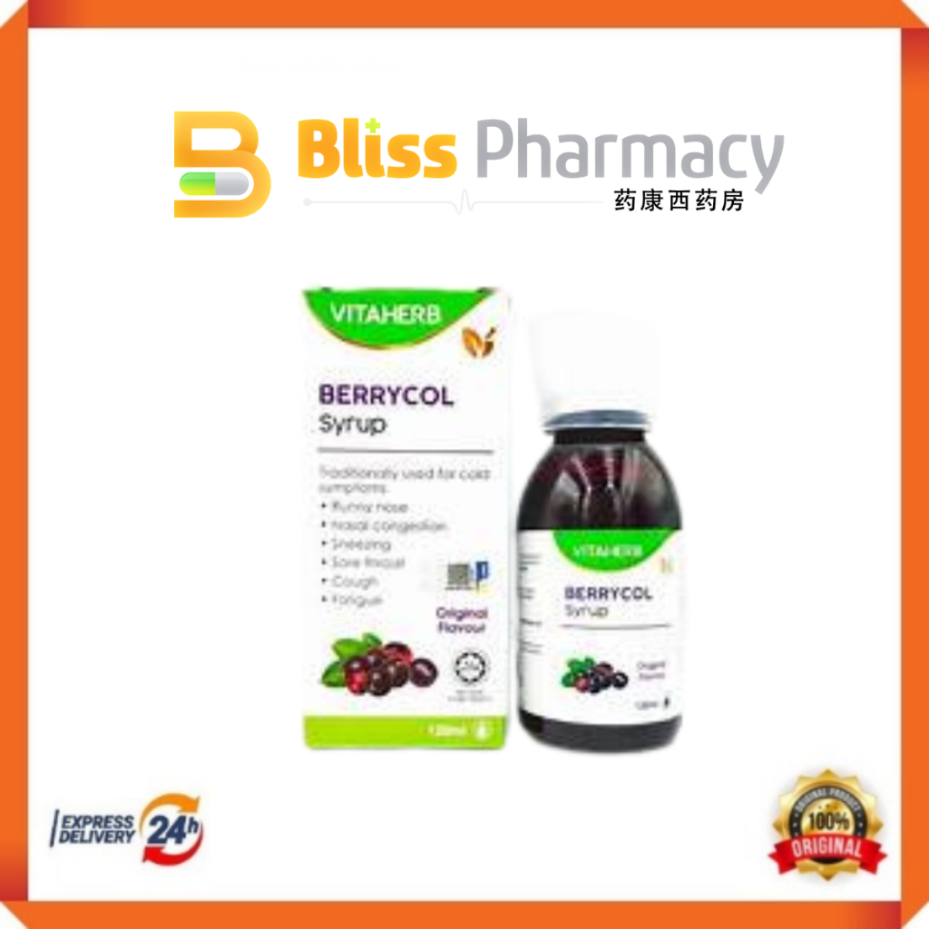 Vitaherb berrycol syrup 120ml | Shopee Malaysia