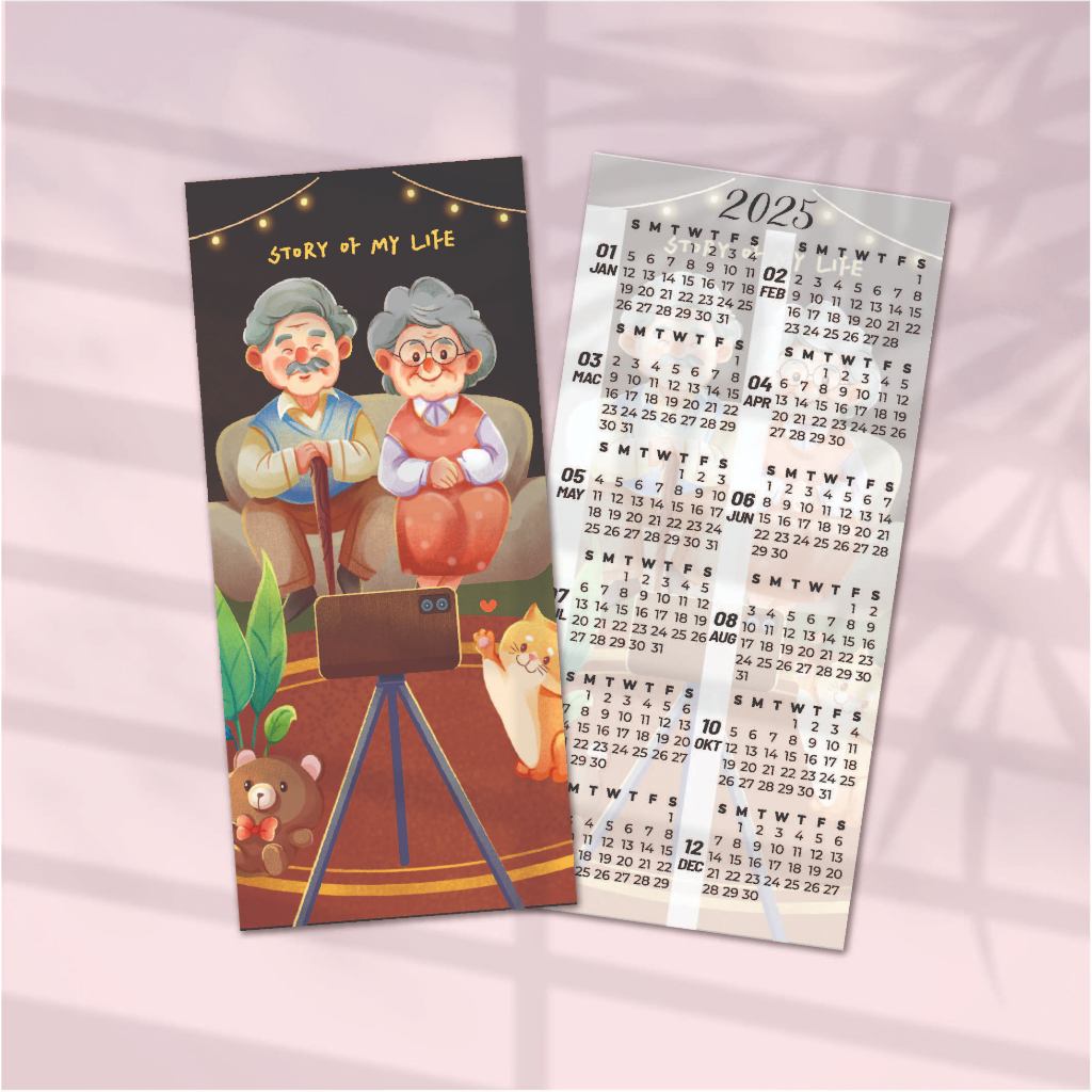 CALENDAR 2025/KALENDAR 2025 BOOKMARK / / FREEGIFT / STUDENT