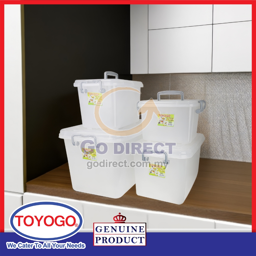 TOYOGO 7.1L/13L Handy Storage Box with Lid (9903 / 9904) Plastic ...