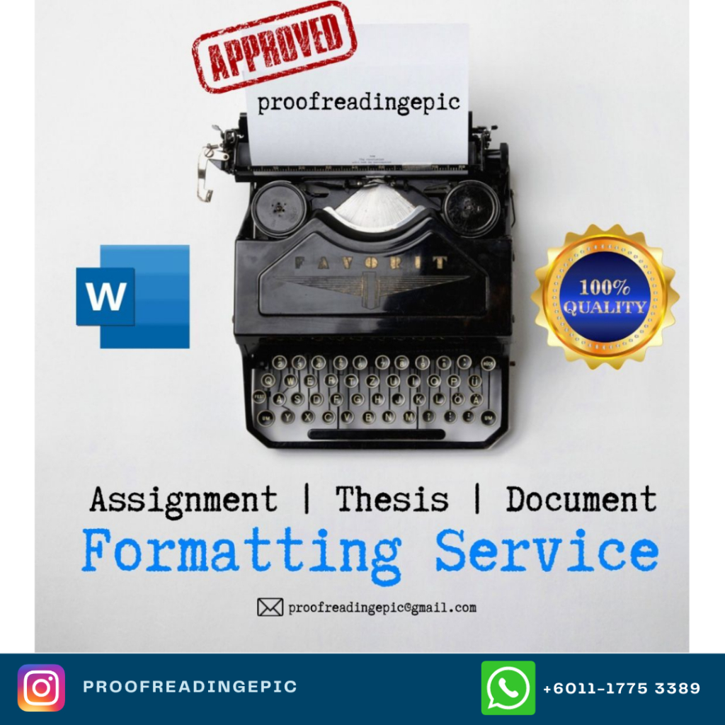 thesis formatting service near me