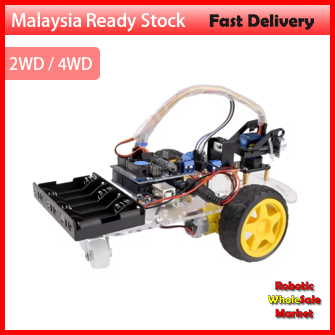 2WD / 4WD Smart Robotics Robot Car Chassis Kit Set V1 V2 for ARduino