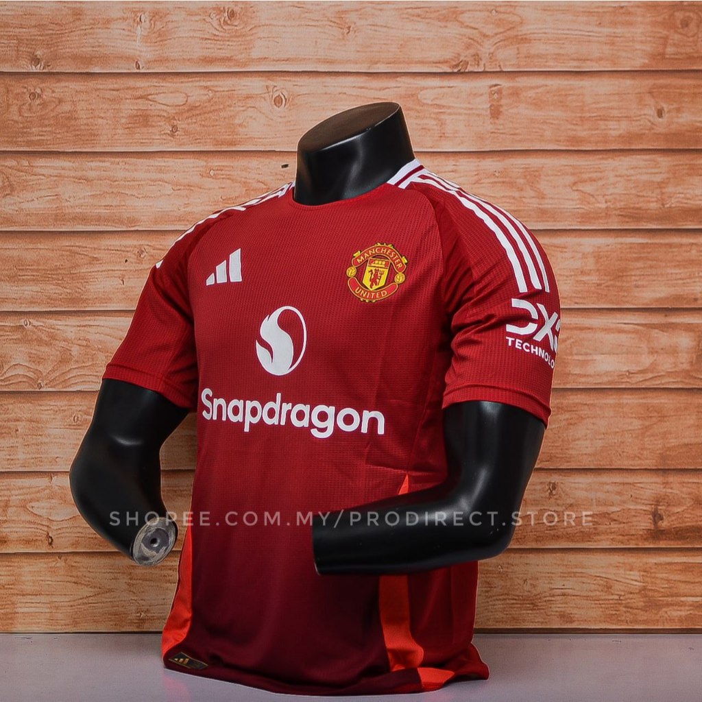 [PLAYER ISSUE] [SELLER MALAYSIA] MAN UTD HOME 24/25 JERSEYS | Shopee ...