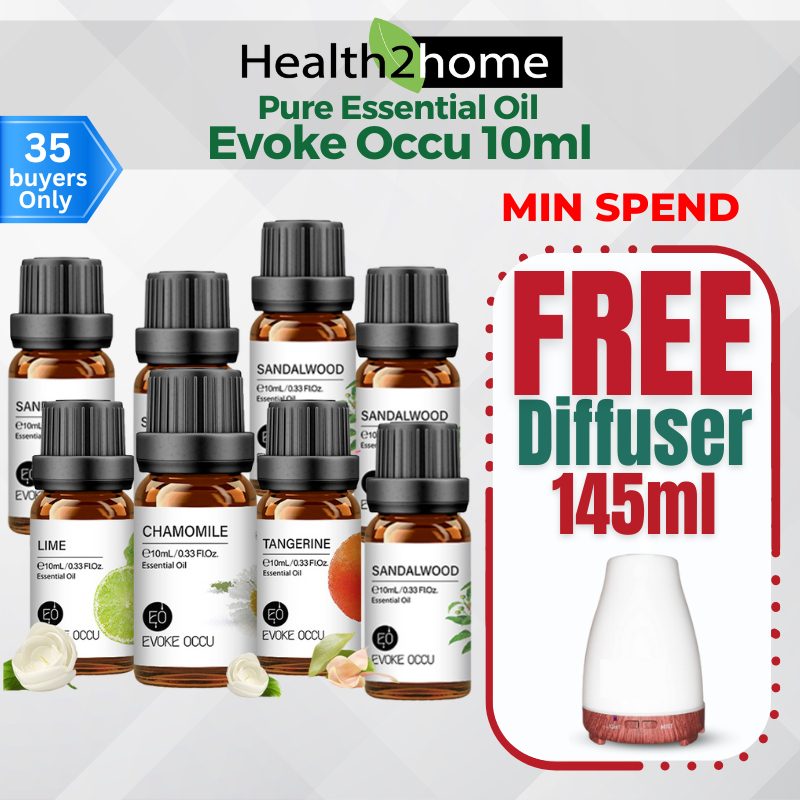 FREE Diffuser EO 10ml THERAPEUTIC GRADE Plant Essential Oil for ...