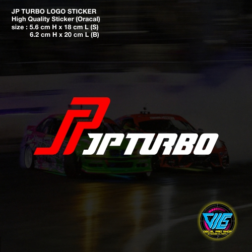JP TURBO LOGO Sticker / Decal (High Quality Sticker) | Shopee Malaysia