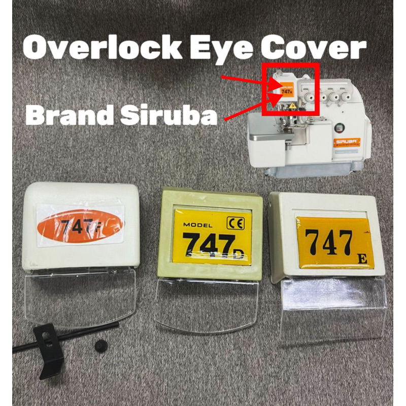 Overlock Model Cover 747D/747E/747F/Jahit Tepi Industri Mesin/eye guard ...