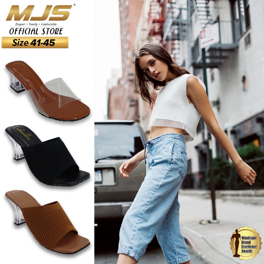 7cm Jiasilin 41 45 Plus Size Square Toe Heels Shoes Square Toe Shoes Wedges Heels Shoes MJSK9399XL Shopee Malaysia