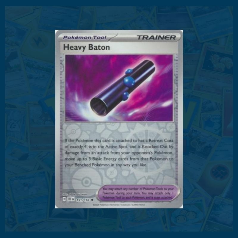 Heavy Baton (151/162) Reverse Holo - Temporal Forces | Shopee Malaysia