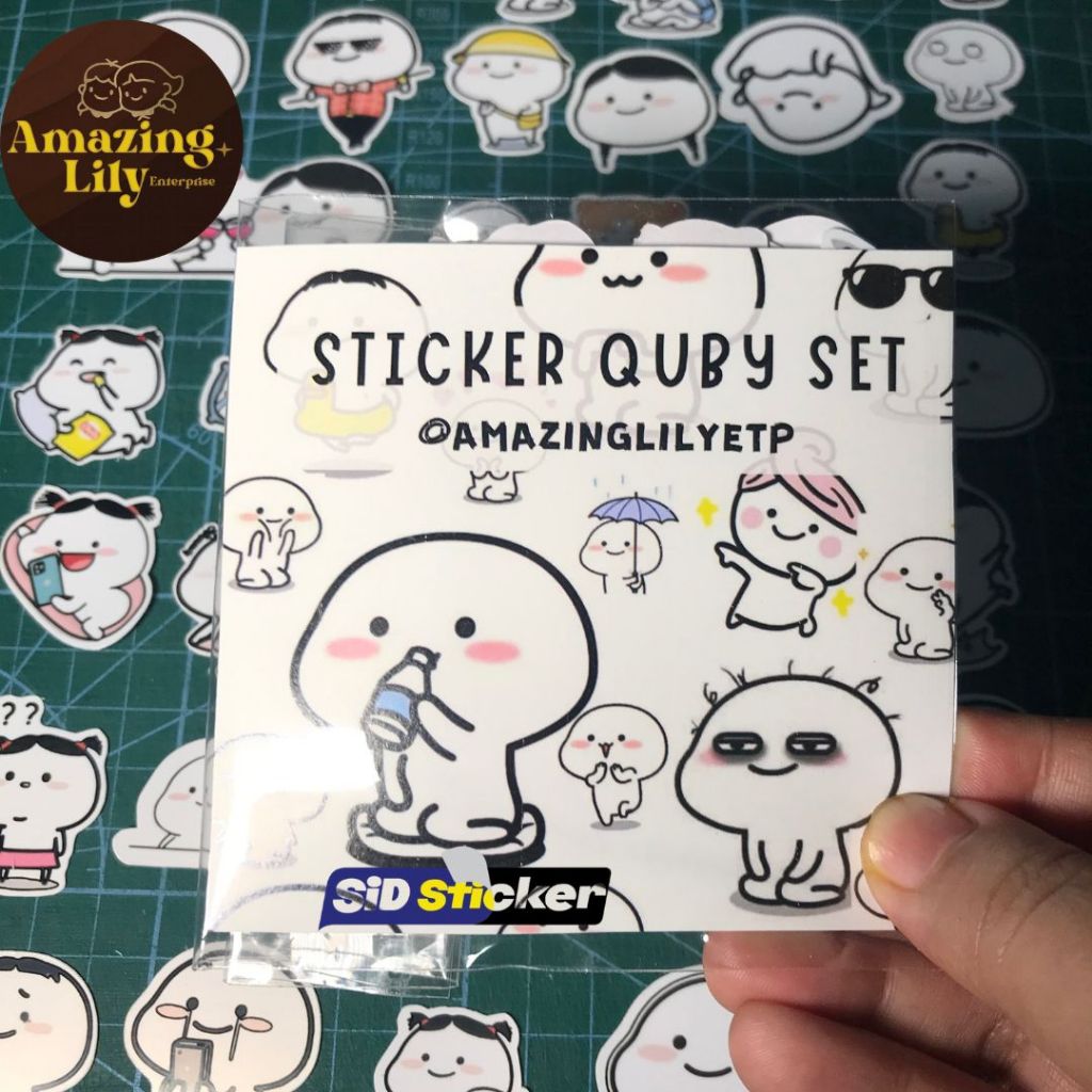 STICKER Cute QUBY PEN | Shopee Malaysia
