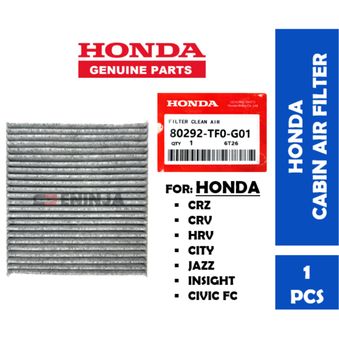 Premium Cabin Air Filter with Activated Carbon - Fits Honda CR-V 2007-2014