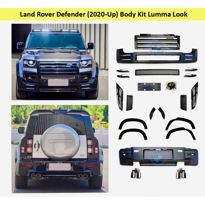 Land Rover Defender 110 L663 2021 - 2024 bodykit body kit front side ...