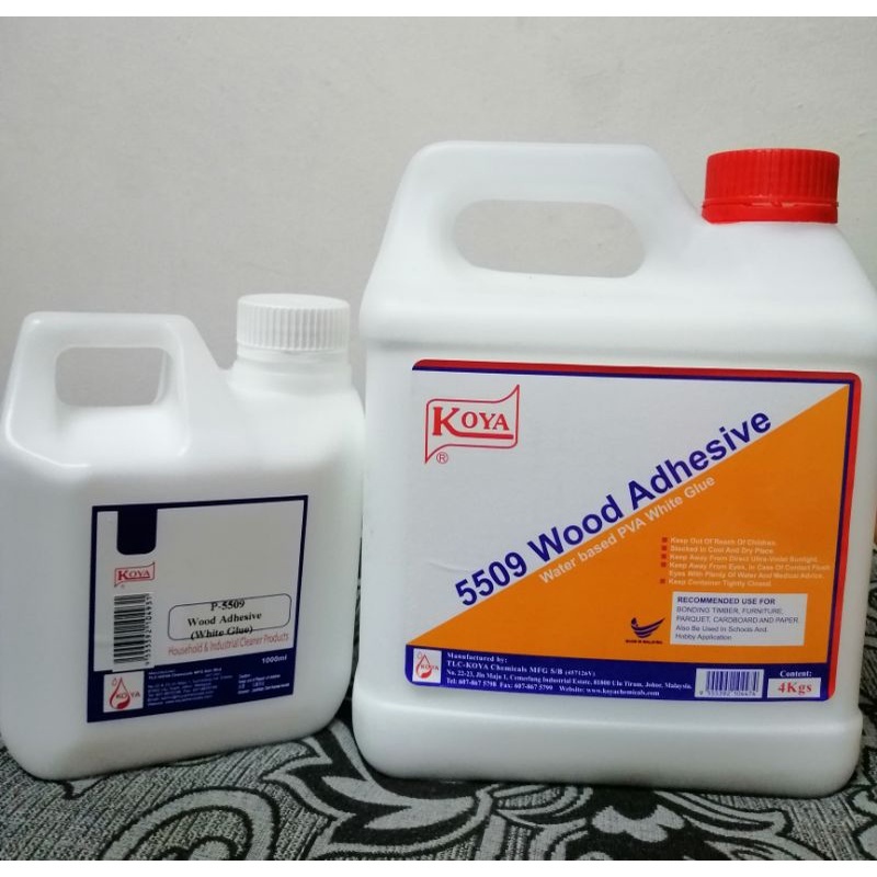 Koya Wood & Parquet Adhesive White Glue for wood /Gam Kayu Putih /Gam ...