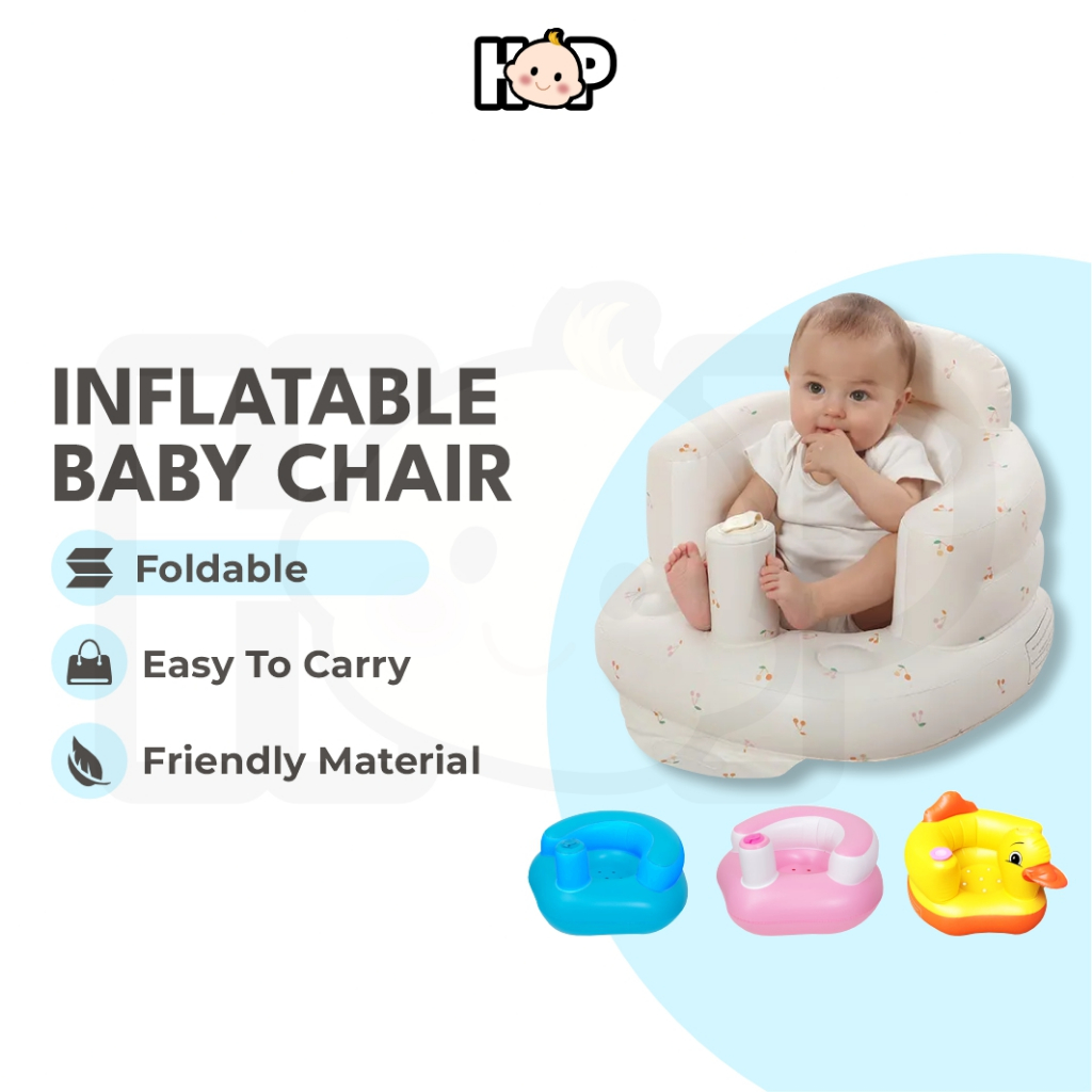 Baby Inflatable Chair PVC Soft Seat Baby Chair Learning Seat Duck ...
