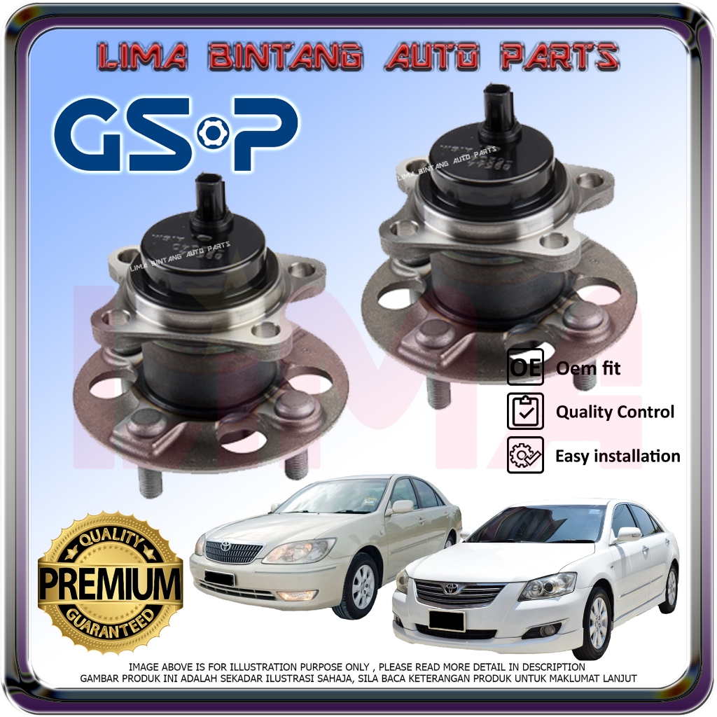 Toyota Camry ACV30 ACV31 , ACV40 ACV41 Rear Wheel Bearing Hub Assy GSP ...