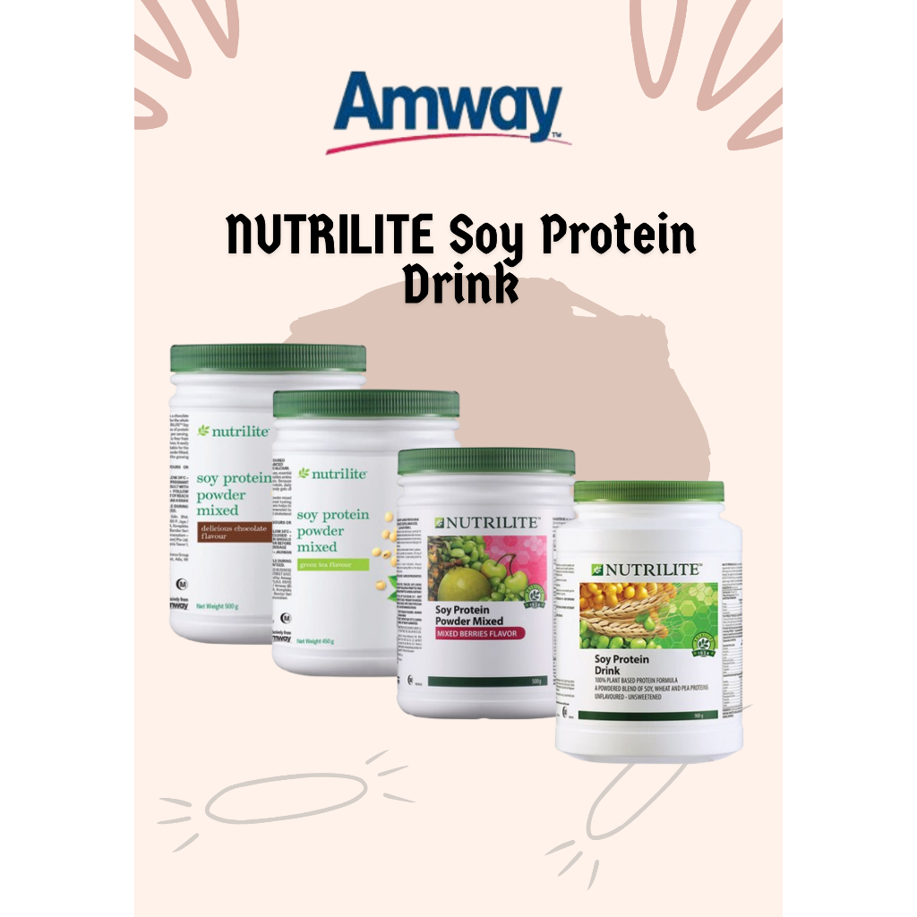 Amway NUTRILITE Soy Protein Drink 💯 Original comes with Amway sticker ...