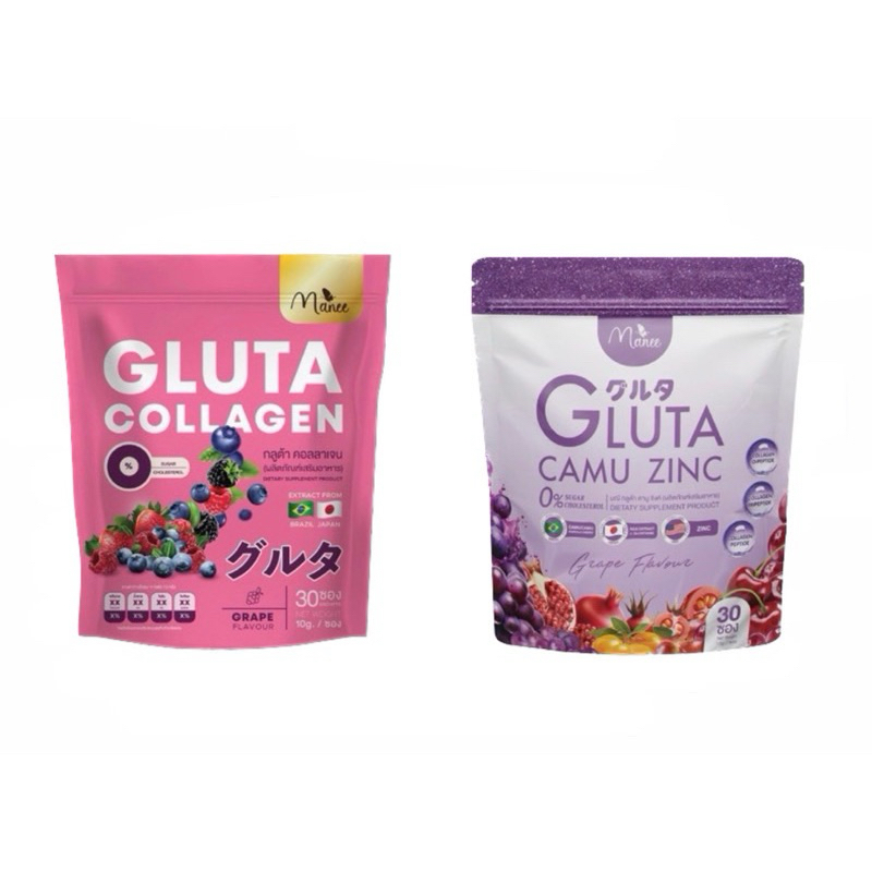Manee Gluta Camu Zinc / Manee Gluta Collagen / Manee Fiber Yogurt ...