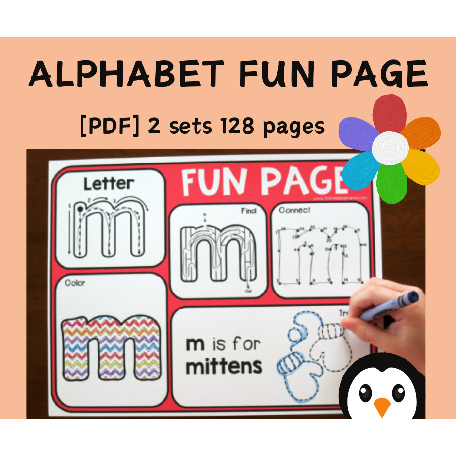 A619 – [PDF] Alphabet Fun Page 2 sets 128 pages - letter preschool ...