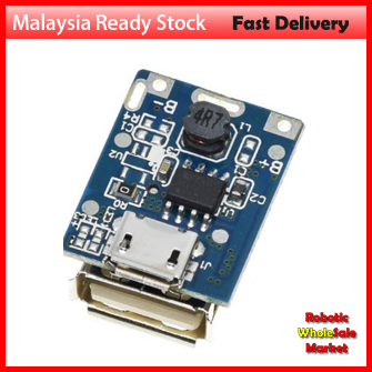 5V Boost Converter Step-Up Power Module Lithium Battery Charging Protection Board LED Display USB For DIY Charger 134N3P