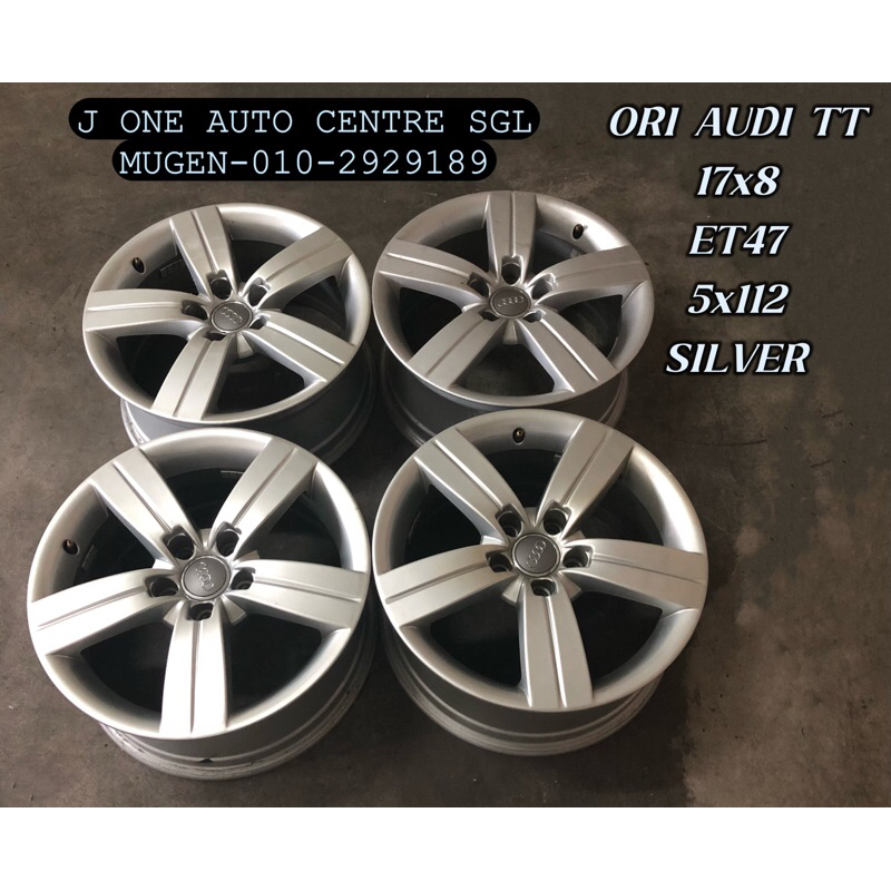 USED RIM 17 INCH ORIGINAL AUDI TT FOR AUDI A4 A6 Q3 Q5 | Shopee Malaysia