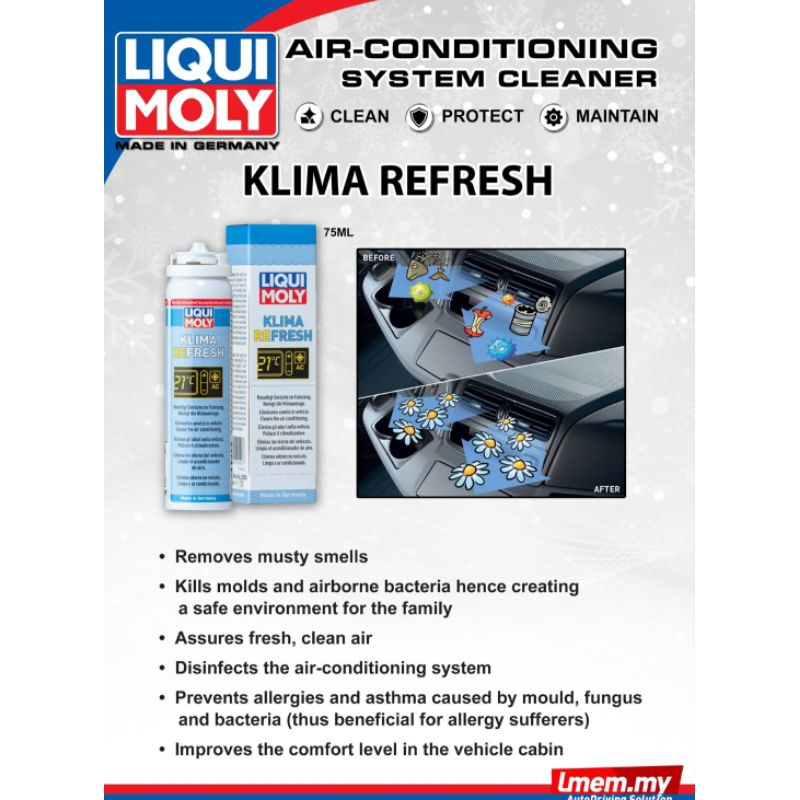 LIQUI MOLY KLIMA REFRESH AIRCOND SYSTEM (75ML) | Shopee Malaysia