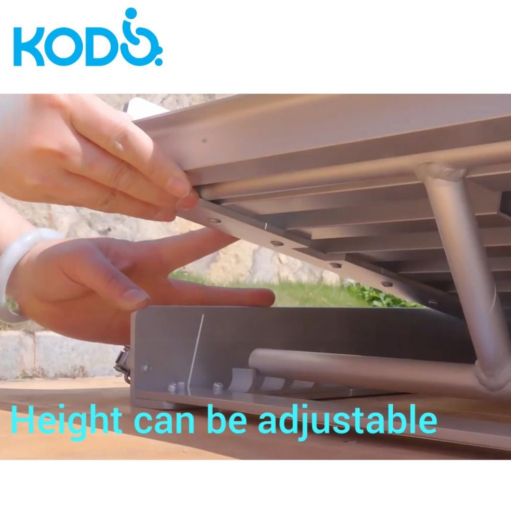 KODO Aluminum Wheelchair Ramp-Height Adjustable - Hand Carry. Portable ...