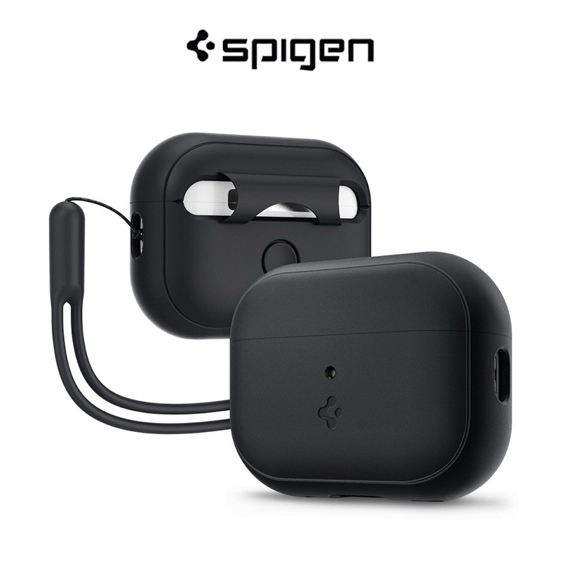 Spigen AirPods Pro 2 Case Silicone Fit + Strap AirPods Pro 2nd Gen ...