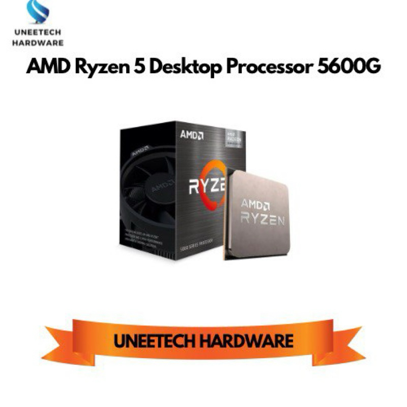 AMD Ryzen 5 Desktop Processor 5600G, 3.9GHz (4.4GHz Max Turbo), AM4 ...
