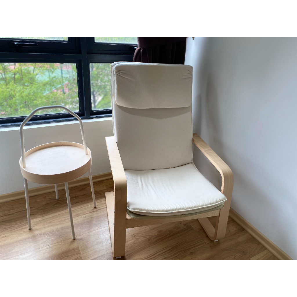 IKEA PELLO ARMCHAIR, HOLMBY NATURAL | Shopee Malaysia