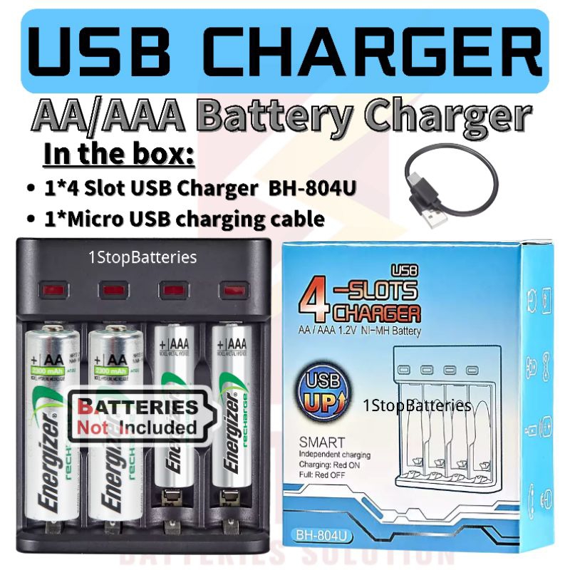 Pingju NI-MH AAA Rechargeable Battery 1.2V 550mah 4-Pack