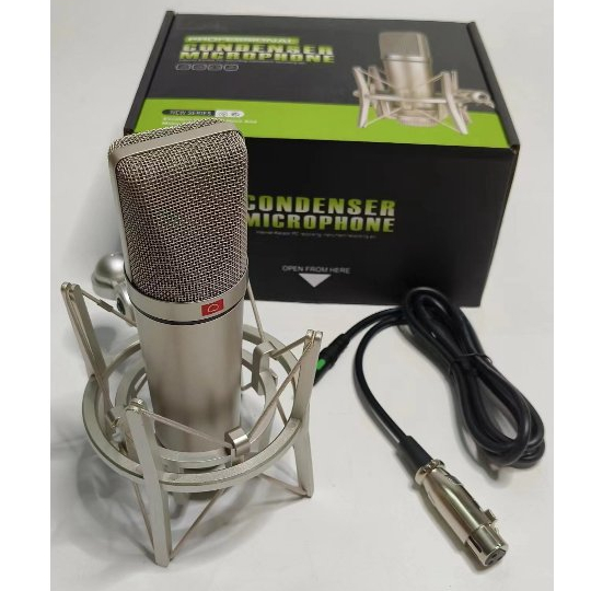 Large diaphragm suspended U87 condenser microphone anchor recording ...