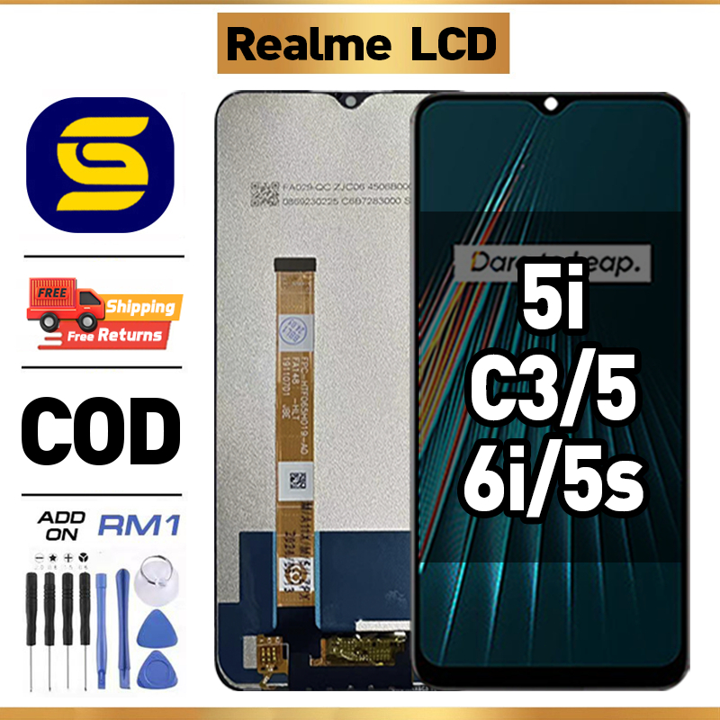 N NEWTOP Pellicola In Vetro Temperato 9H Per Realme X2 Pro / C3 / 6I – 0,33mm – Confezione Da 2