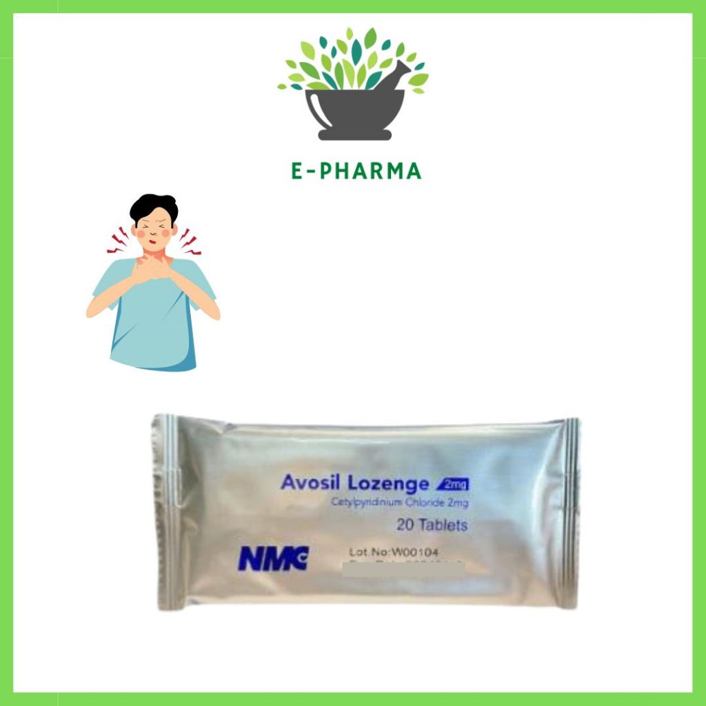 Avosil Lozenge 2mg Tablets 10s x2 - Sore Throat, Sakit Tekak | Shopee ...